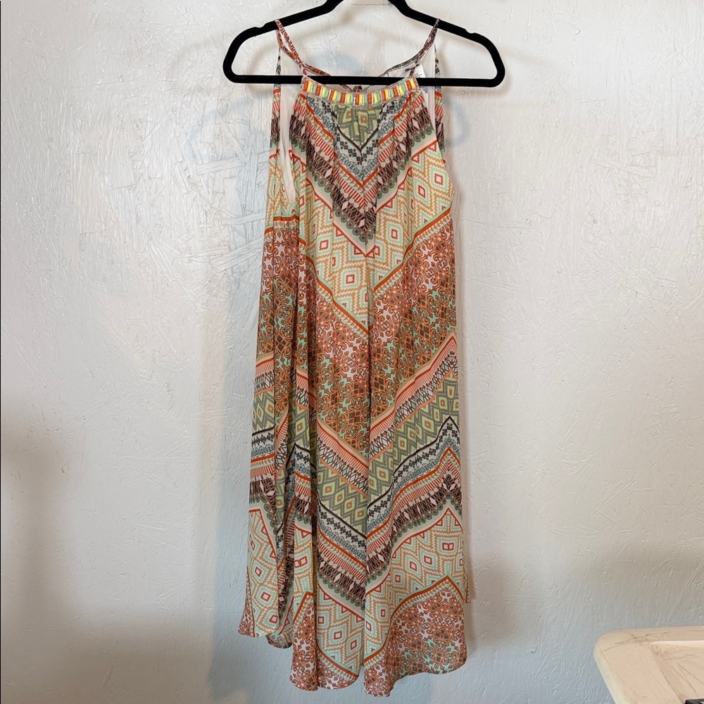 Wrangler Multicolor Geometric Midi Dress